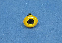 Plexi-Auge 8mm gelb